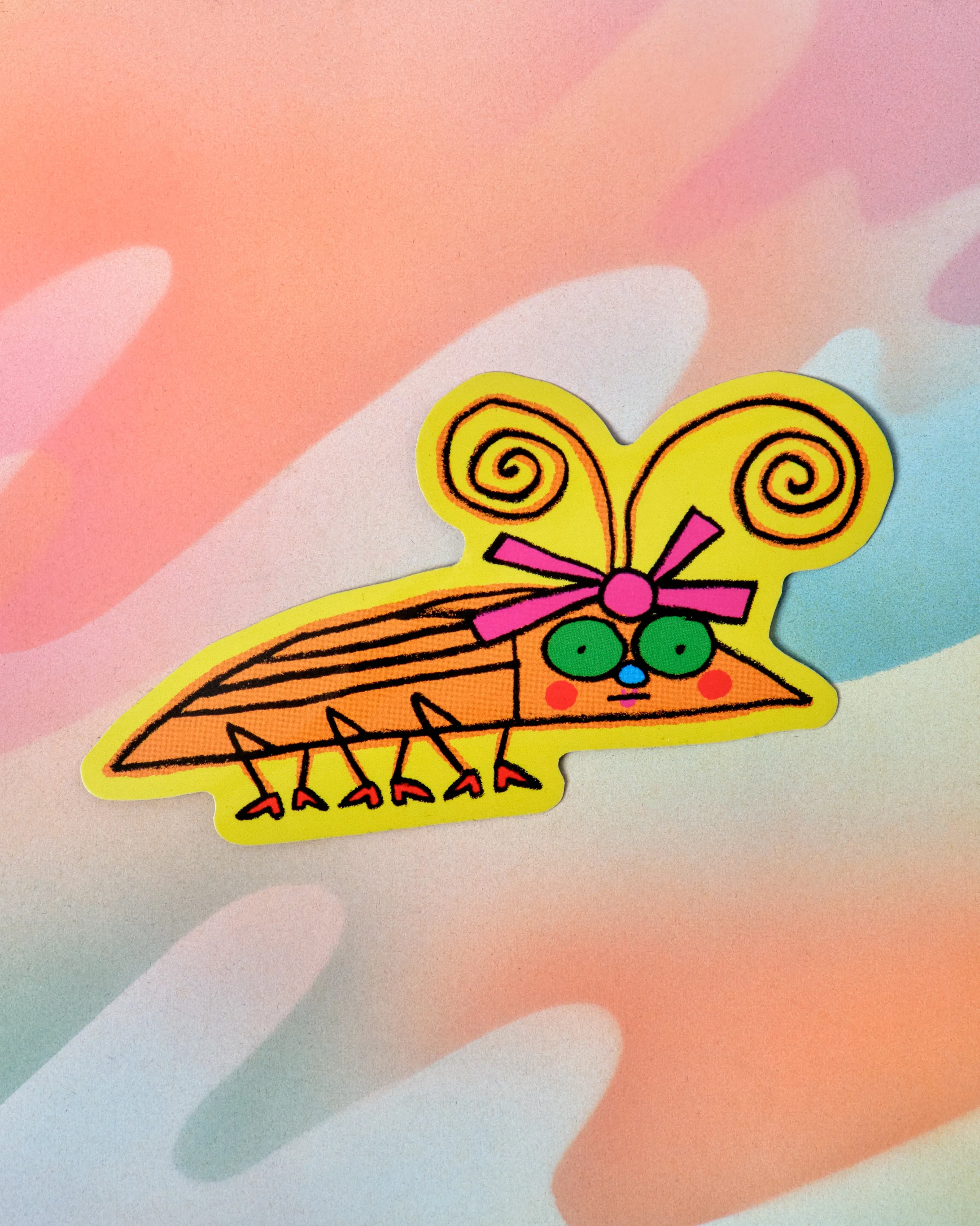 Beautiful Cockroach Sticker