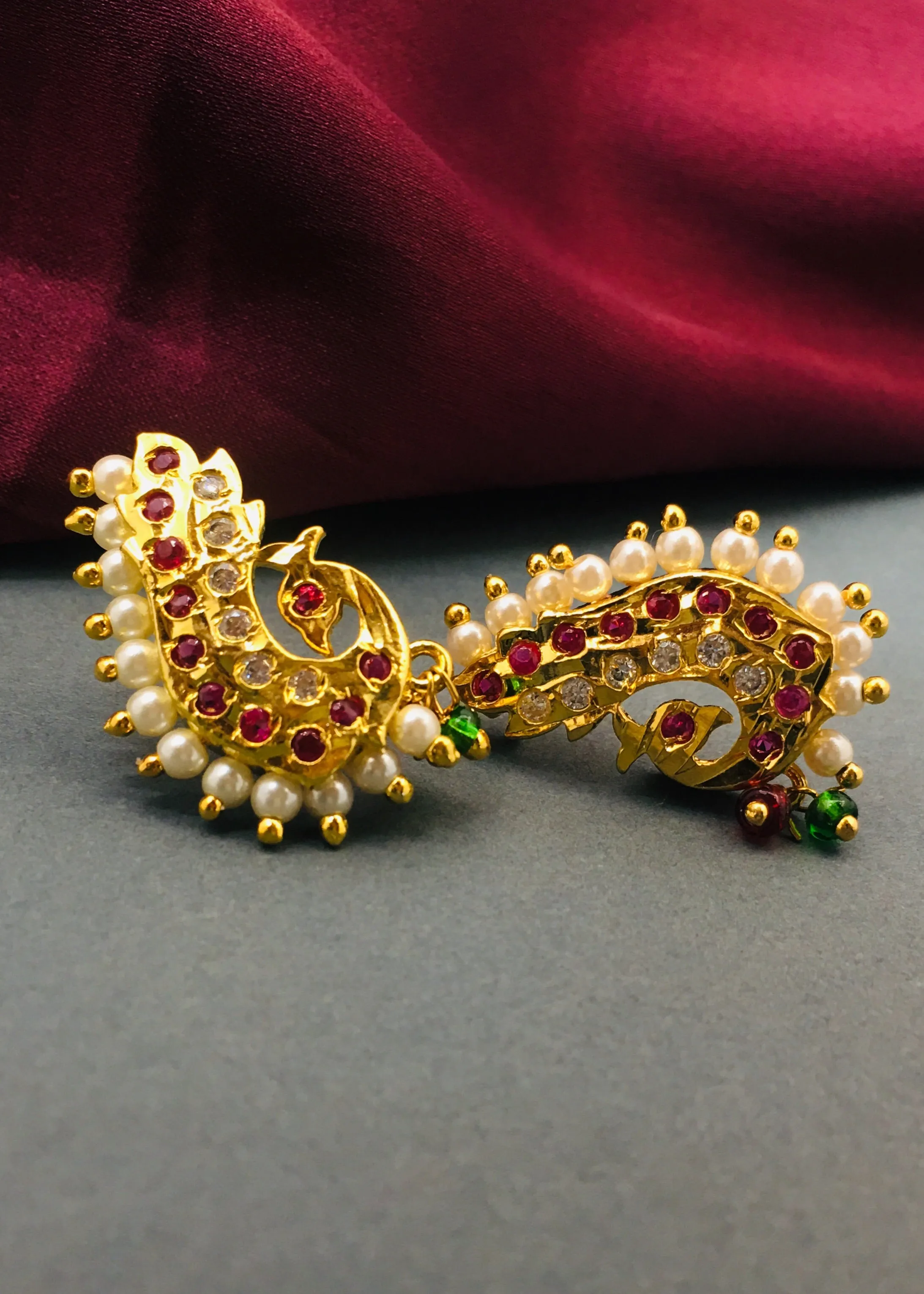 BEAUTIFUL PEACOCK EARRINGS