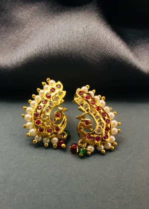 BEAUTIFUL PEACOCK EARRINGS