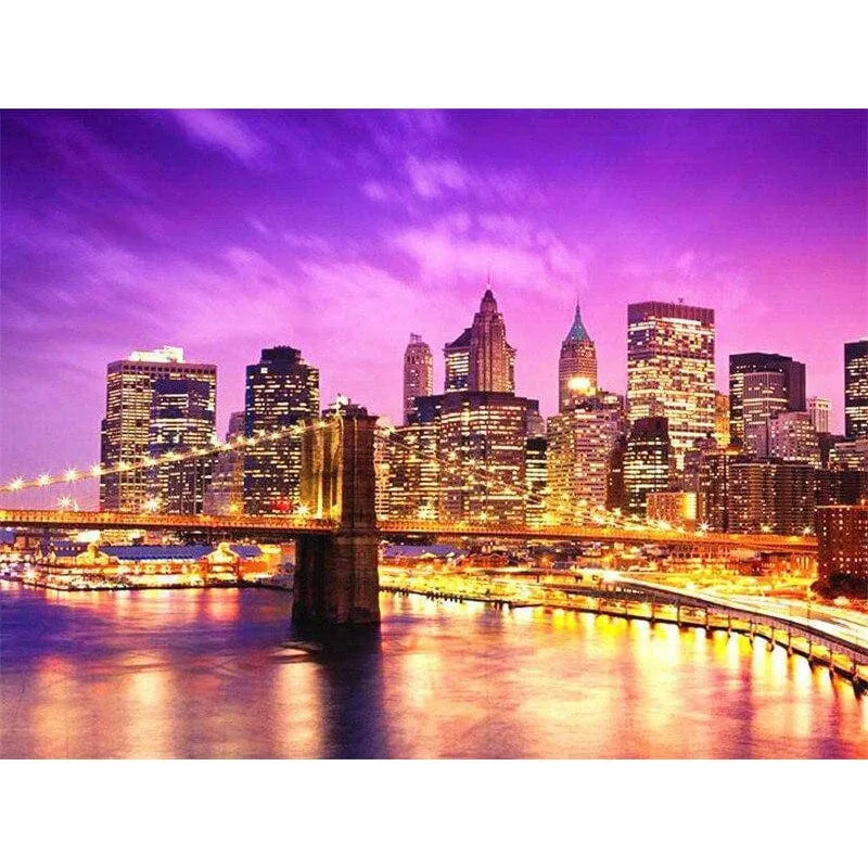 Beautiful Pink Night City