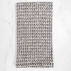 Black Handwoven Kitchen Towel