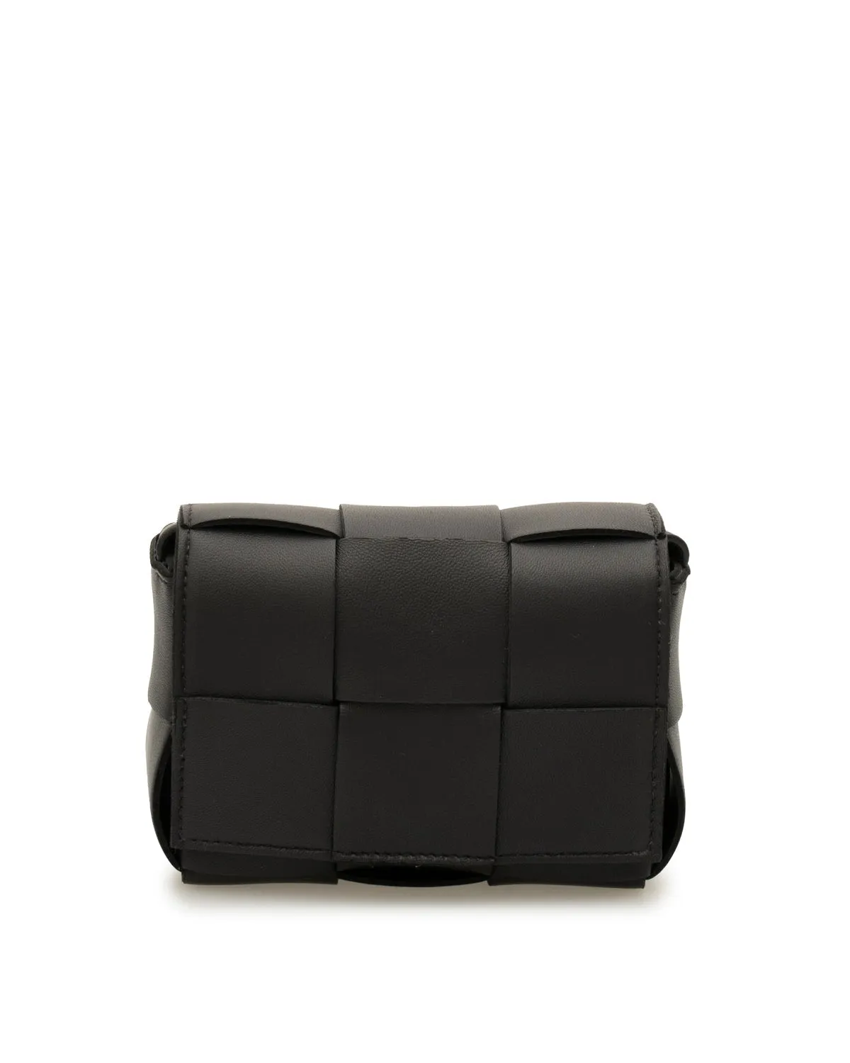 Bottega Veneta Mini Cassette Black Crossbody - RJC1125