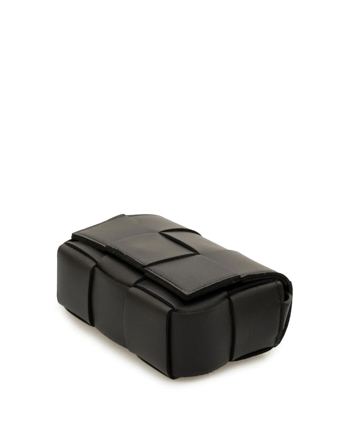 Bottega Veneta Mini Cassette Black Crossbody - RJC1125