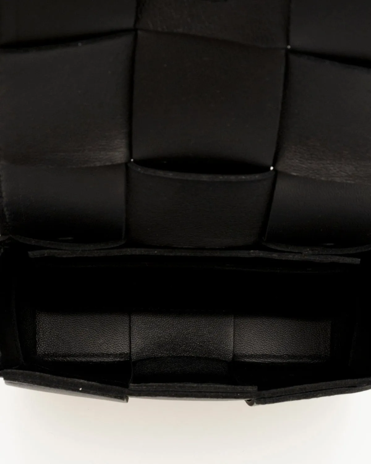 Bottega Veneta Mini Cassette Black Crossbody - RJC1125