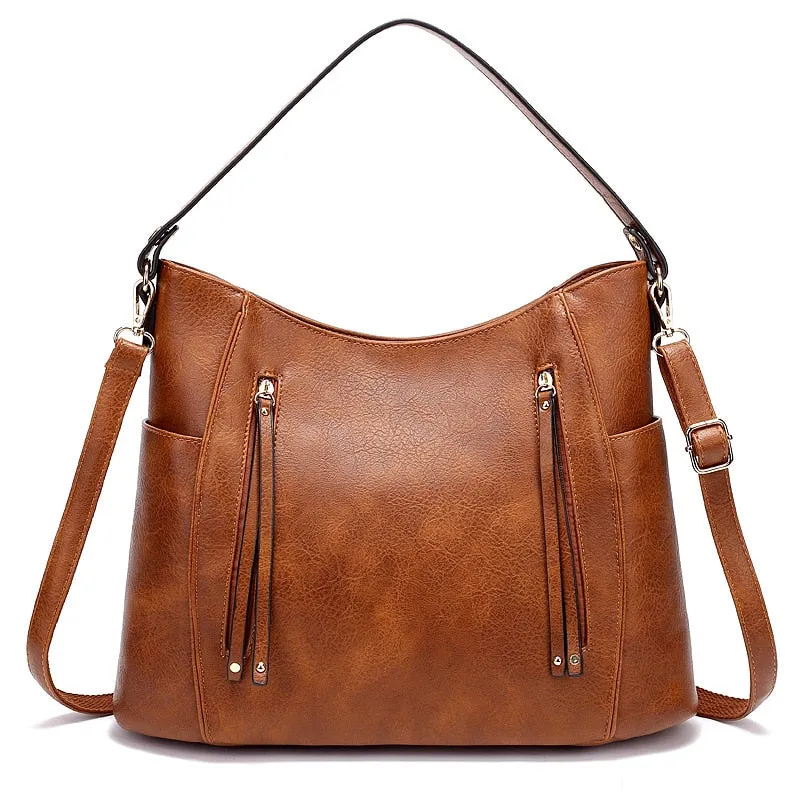 Bucket Leather Women Handbags