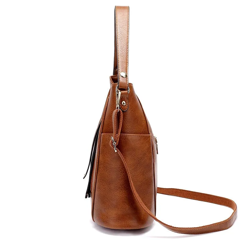 Bucket Leather Women Handbags