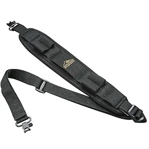 Butler Creek, Comfort Stretch Alaskan Magnum Sling with Sewn-in Swivels, Black