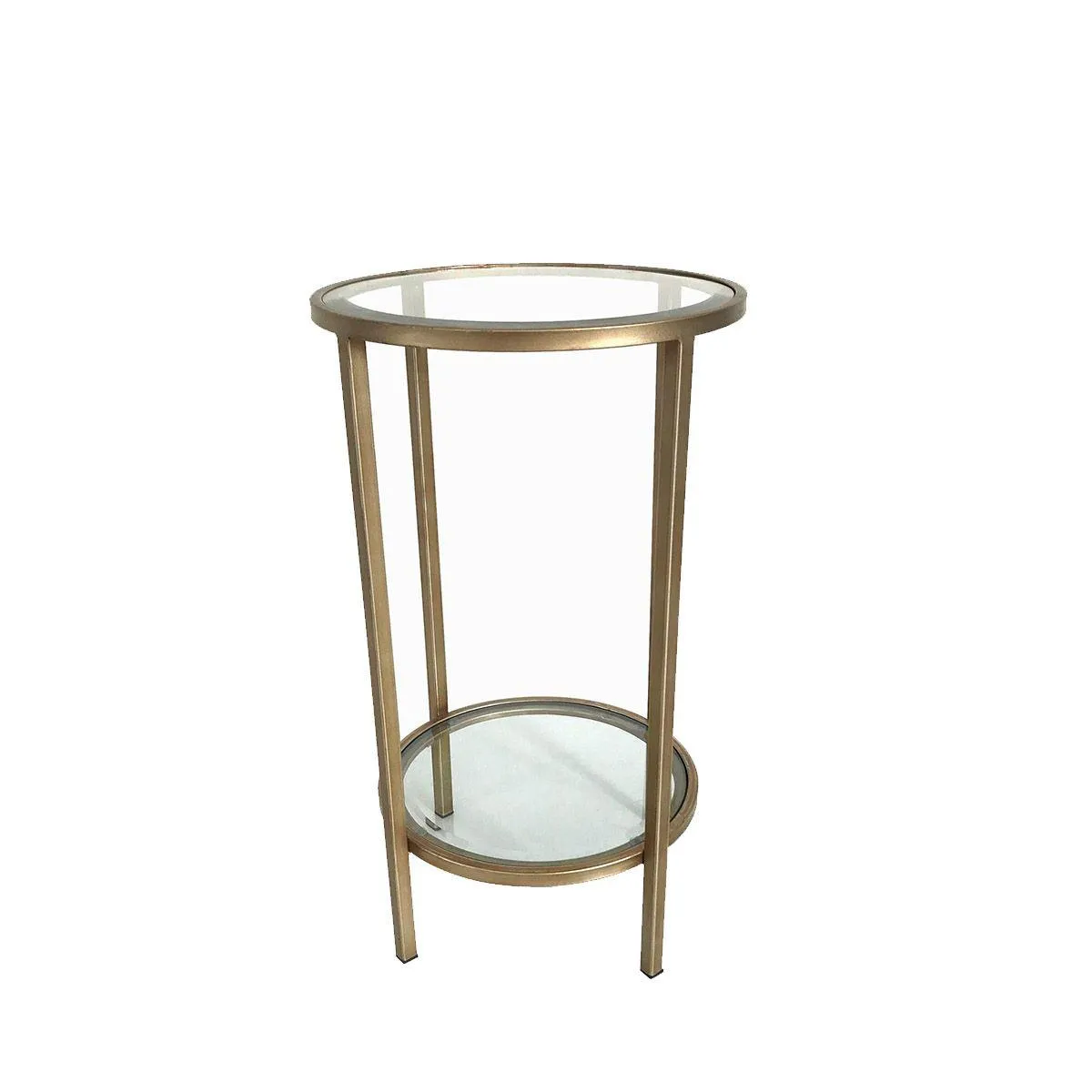 Cafe Lighting & Living Cocktail Glass Petite Side Table - Antique Gold