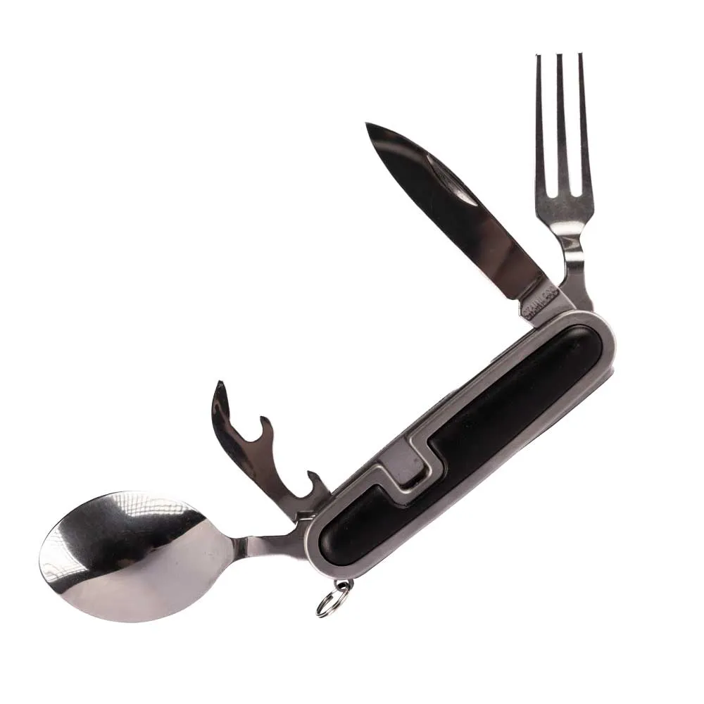 Camp Knife with Fork and Spoon by Ready Hour
