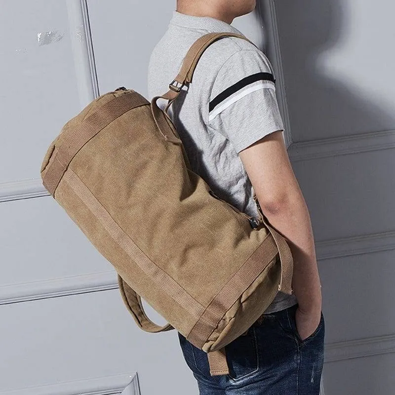 Canvas Bucket Shoulder Bags
