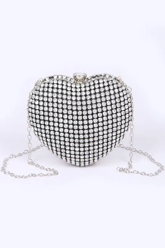 Catching Cupid Heart Shape Clutch Bag