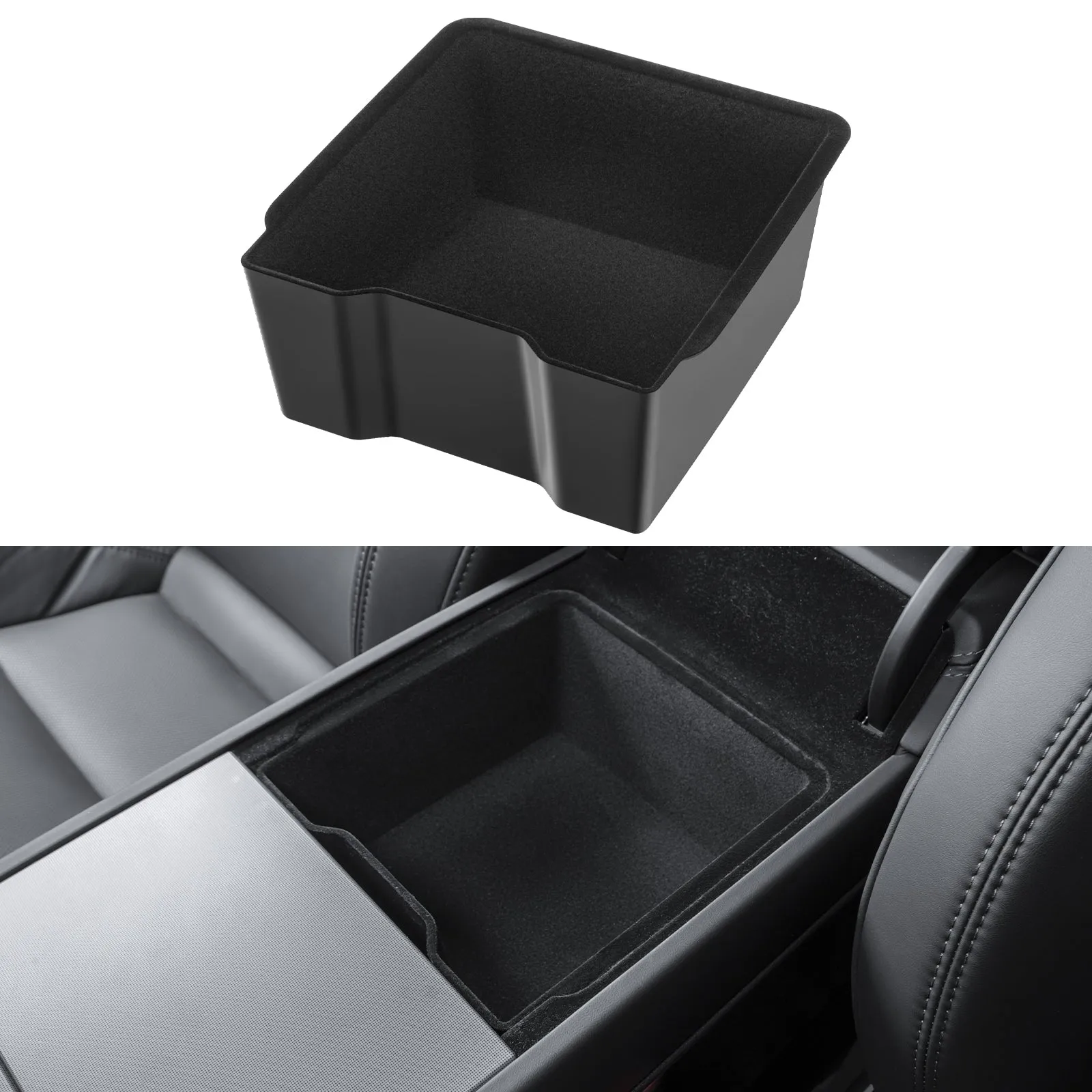Center Console Organizer Storage Box for 2024 Tesla Model 3 Highland Accessories