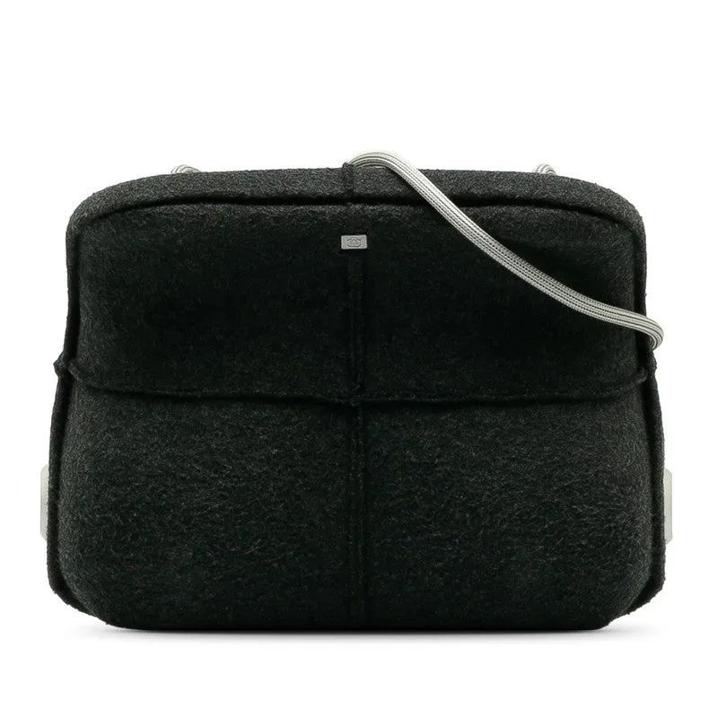 Chanel  Millennium Felt Crossbody Bag Canvas Shoulder Bag in Good condition