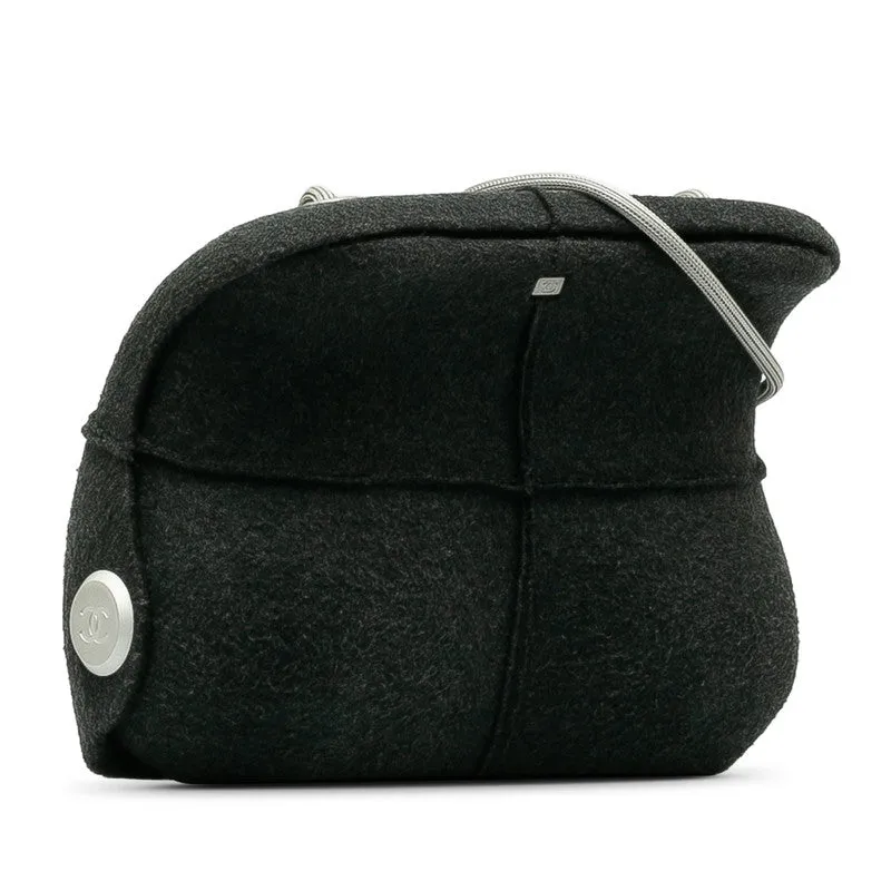 Chanel  Millennium Felt Crossbody Bag Canvas Shoulder Bag in Good condition