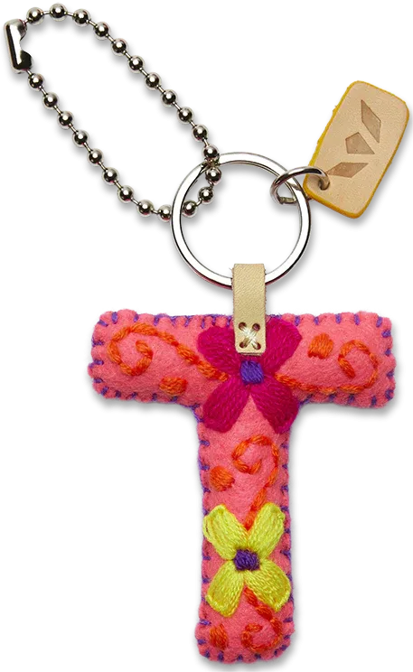 Charm, Pink Felt Alphabet