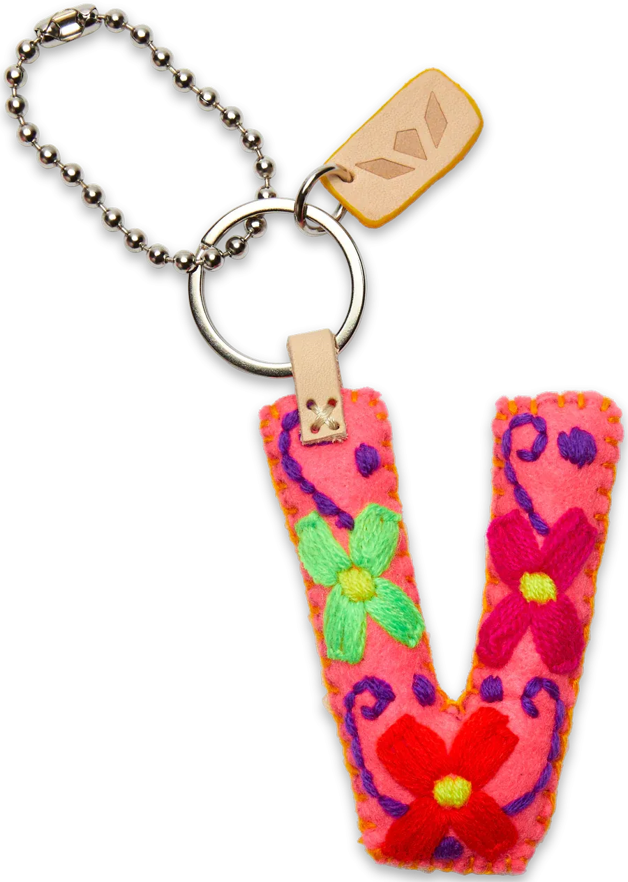 Charm, Pink Felt Alphabet