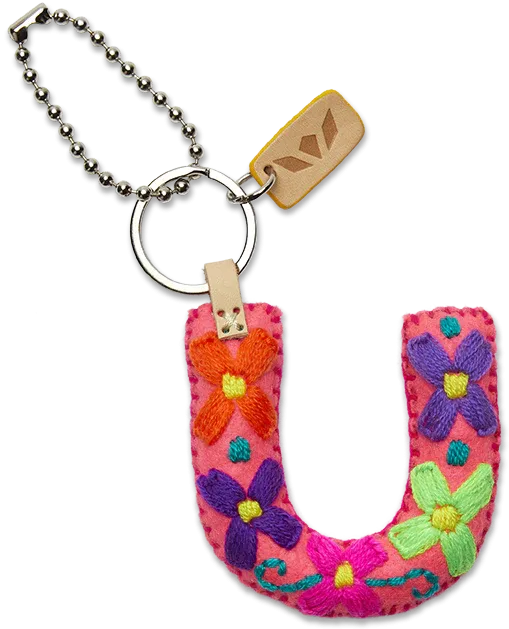 Charm, Pink Felt Alphabet