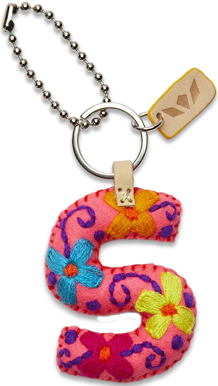 Charm, Pink Felt Alphabet
