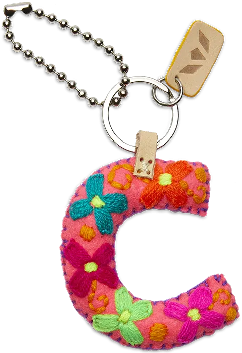 Charm, Pink Felt Alphabet
