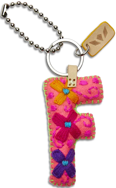 Charm, Pink Felt Alphabet