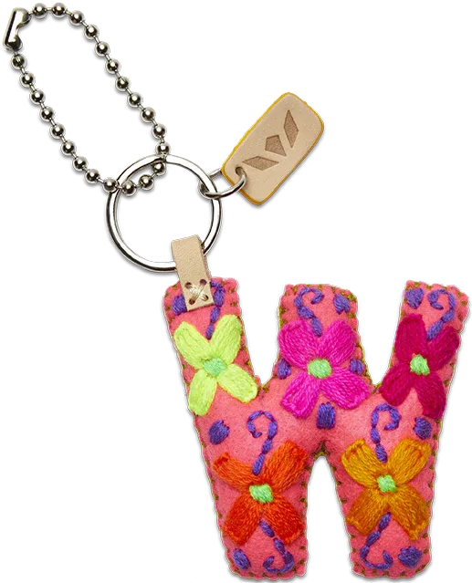 Charm, Pink Felt Alphabet