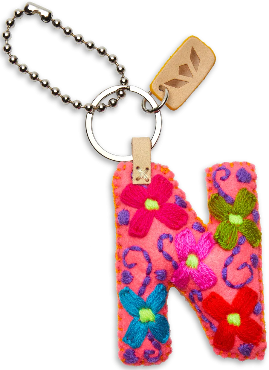 Charm, Pink Felt Alphabet