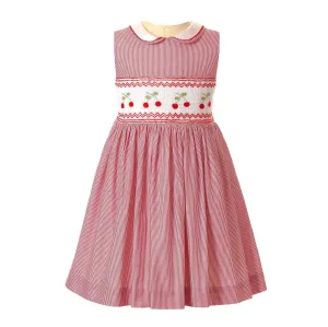 Cherry Smocked Dress