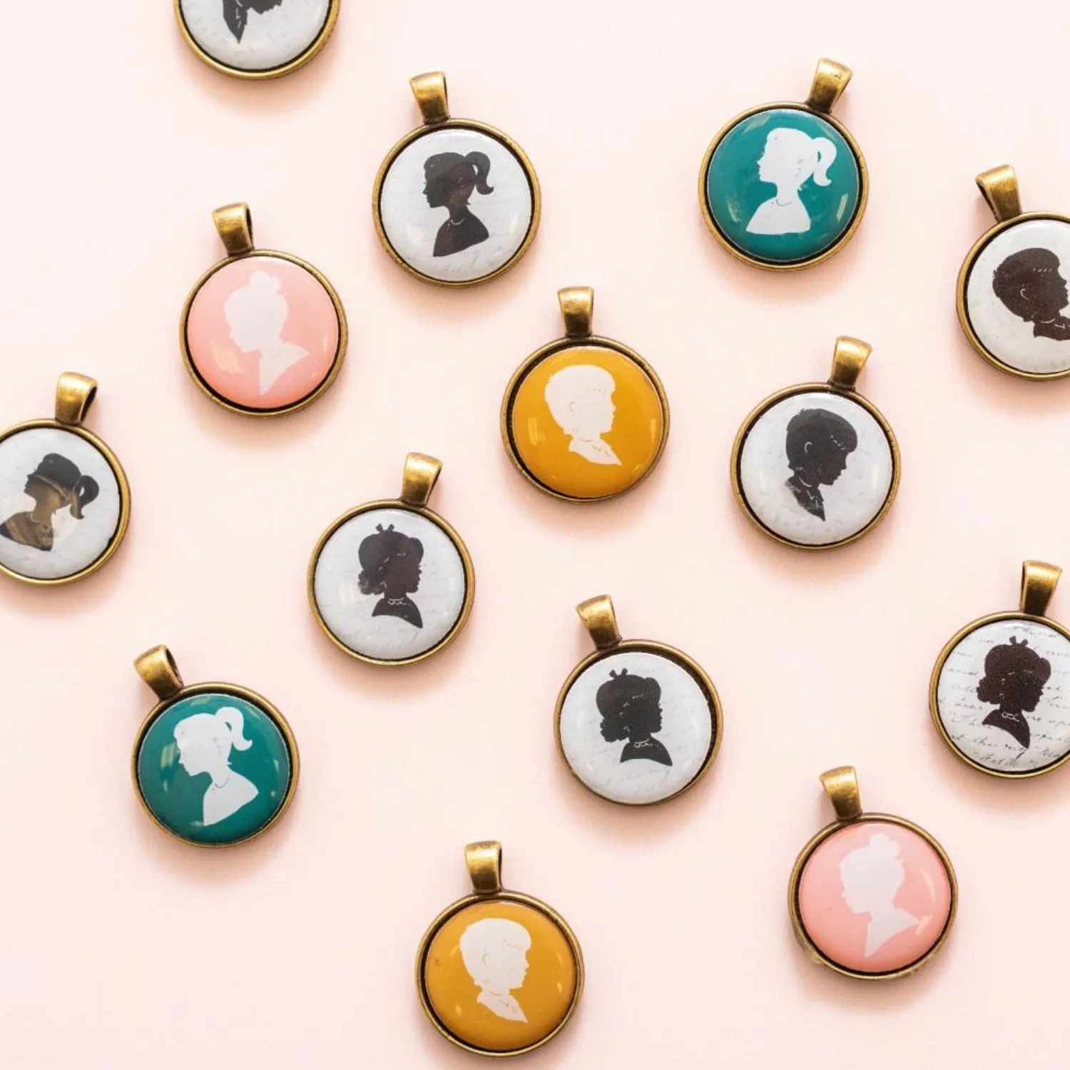 Crate Paper - Maggie Holmes Heritage Collection - Portrait Charm Embellishments