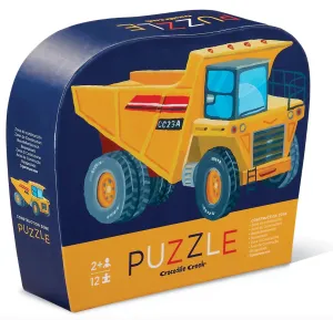 Crocodile Creek 12 Piece Mini Puzzle Construction Zone
