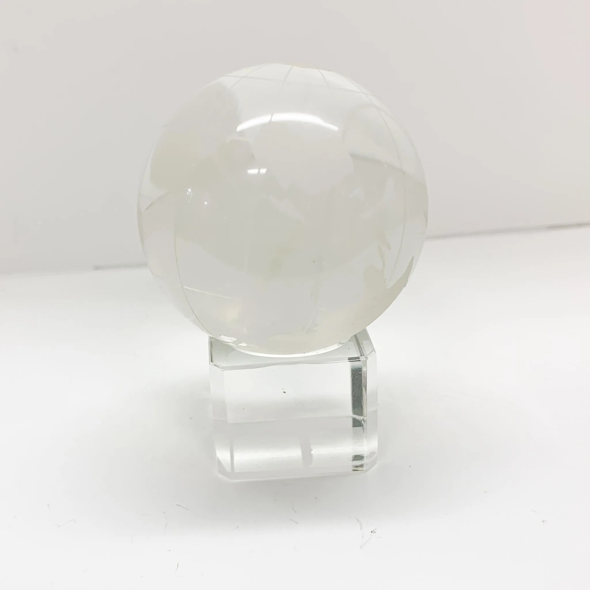 Crystal Globe on Crystal Base