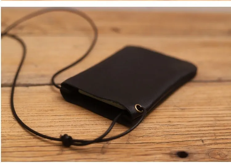 Cute LEATHER Side Bag Pouches Phone WOMEN SHOULDER BAG Slim Phone Crossbody Pouch FOR WOMEN