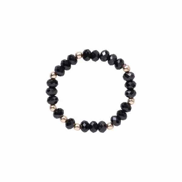 Dedicated Schwarzer Onyx Goldfarbig Ring