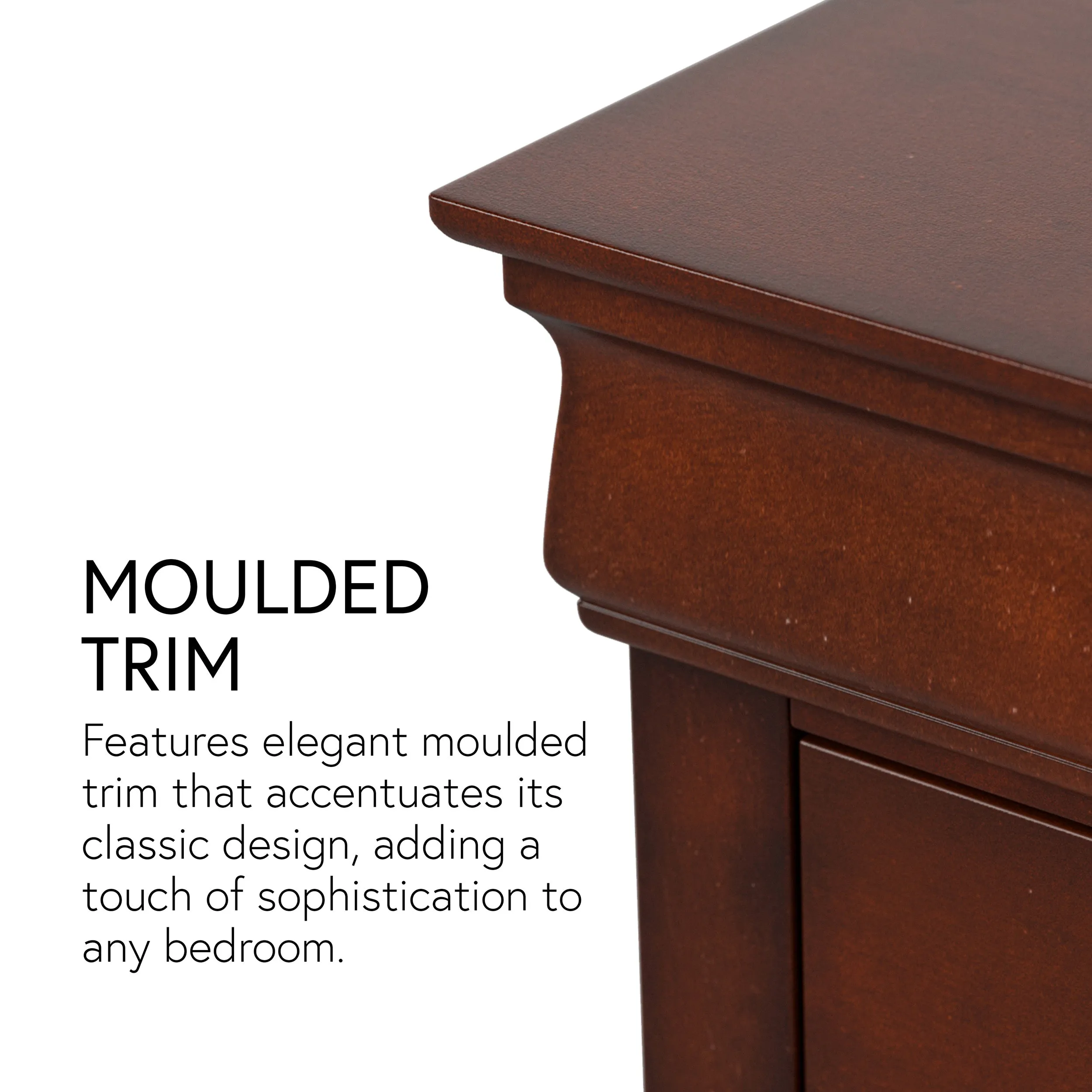 Devi Traditional Solid Wood 6-Drawer Dresser
