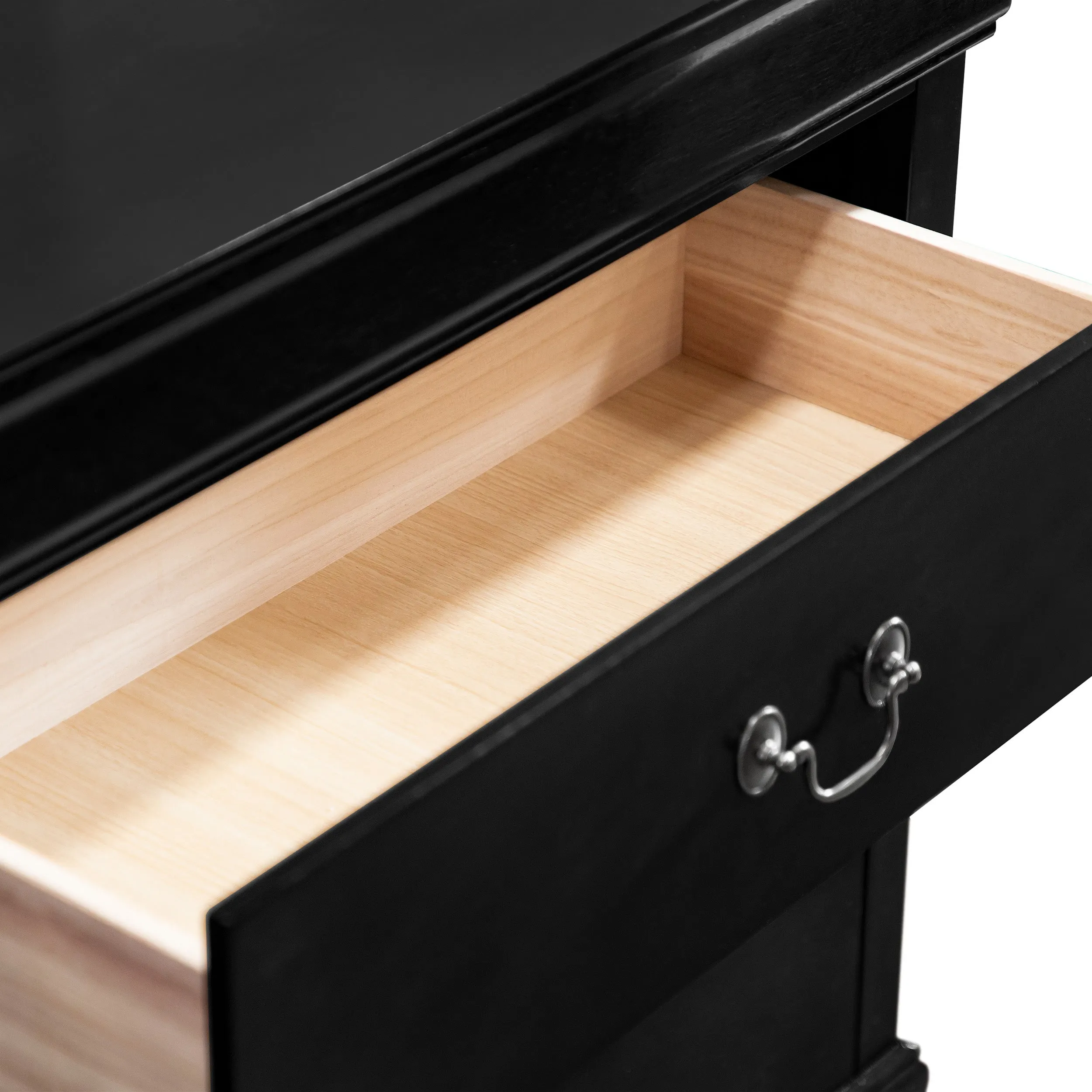 Devi Traditional Solid Wood 6-Drawer Dresser