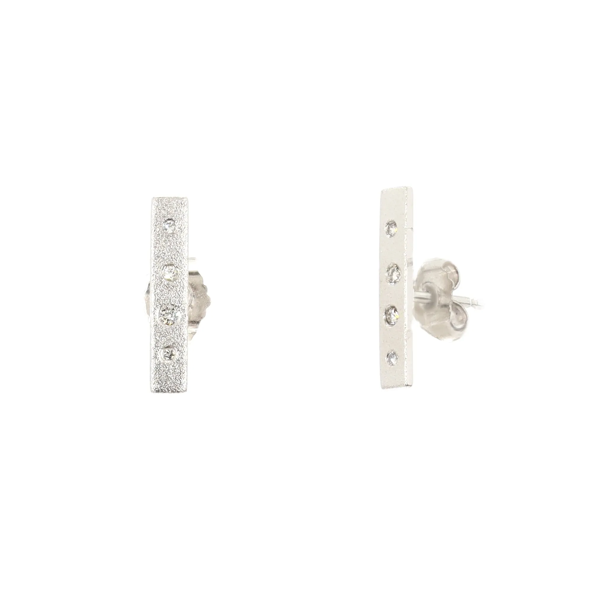Diamond Bar Studs