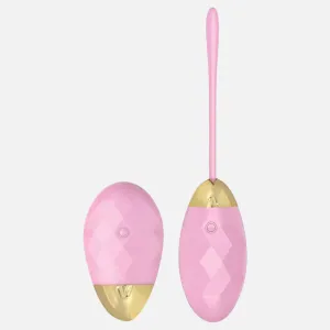 Diamonds The Majesty  Wearable Egg  Vibrator with Remote - Pink