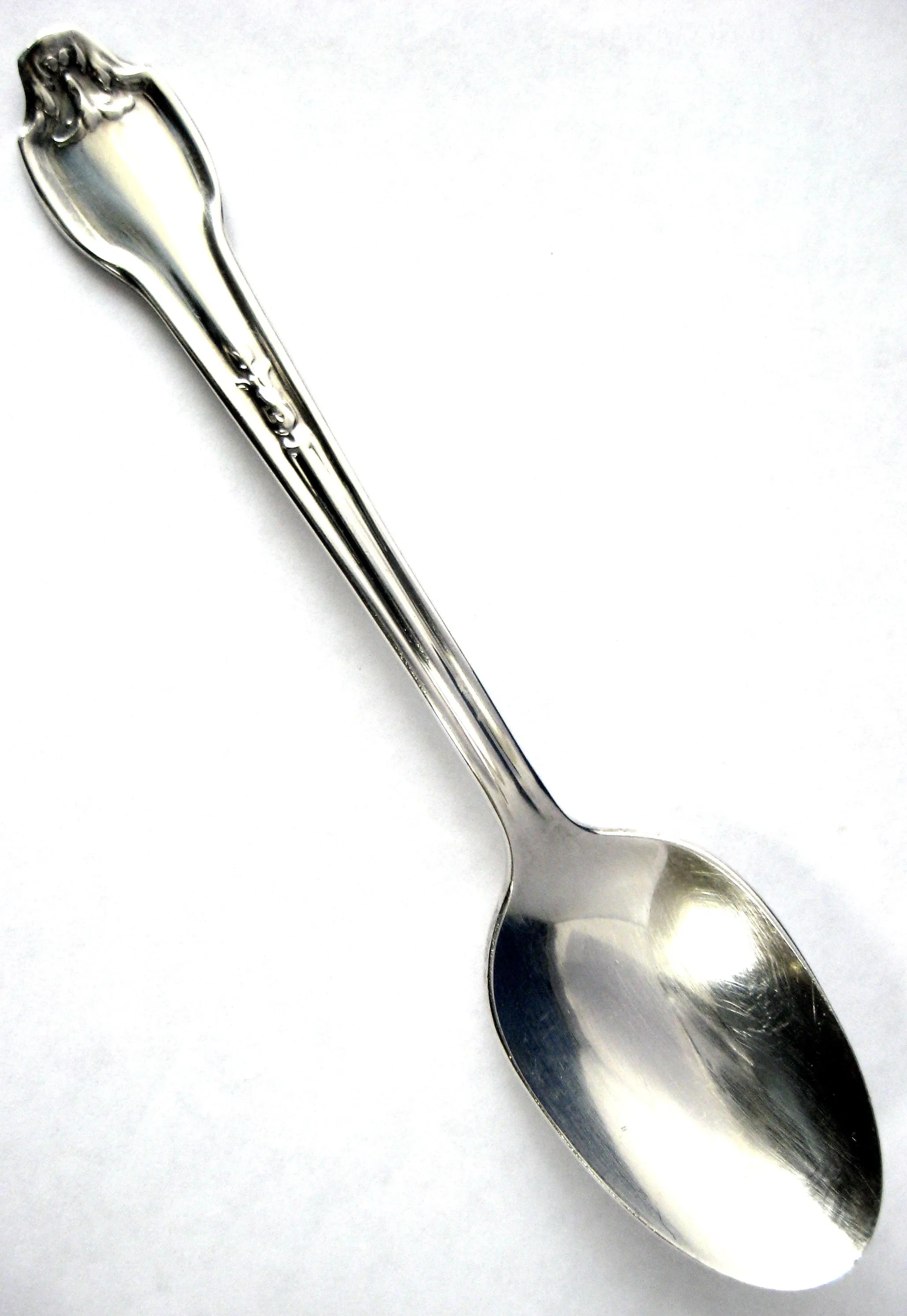 Edwardian Spoon Teaspoon 1914 Falmouth International Silver Plate 6 Inch