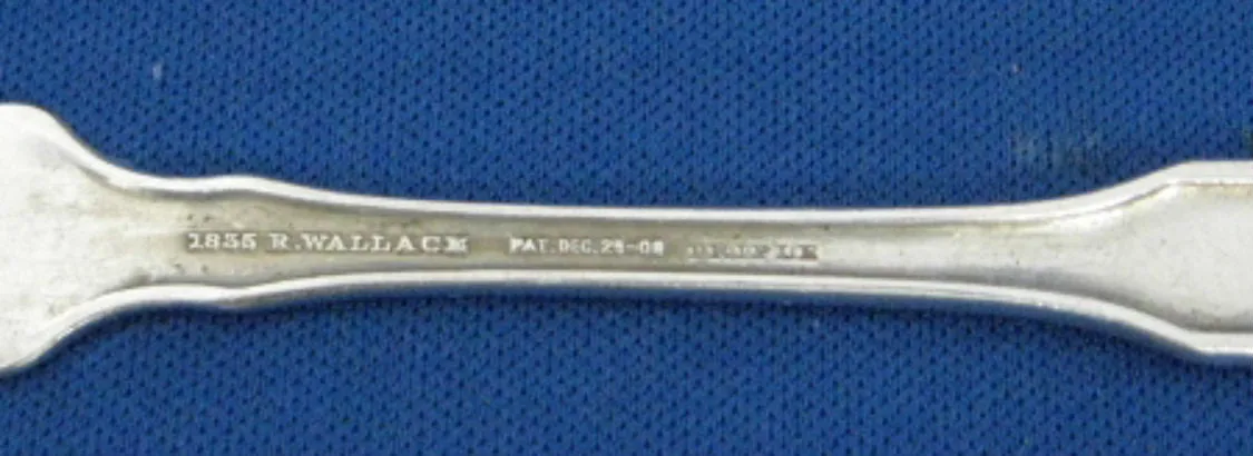 Edwardian Wallace Silver Laurel Butter Spreaders Antique Set Of 6 Initial O