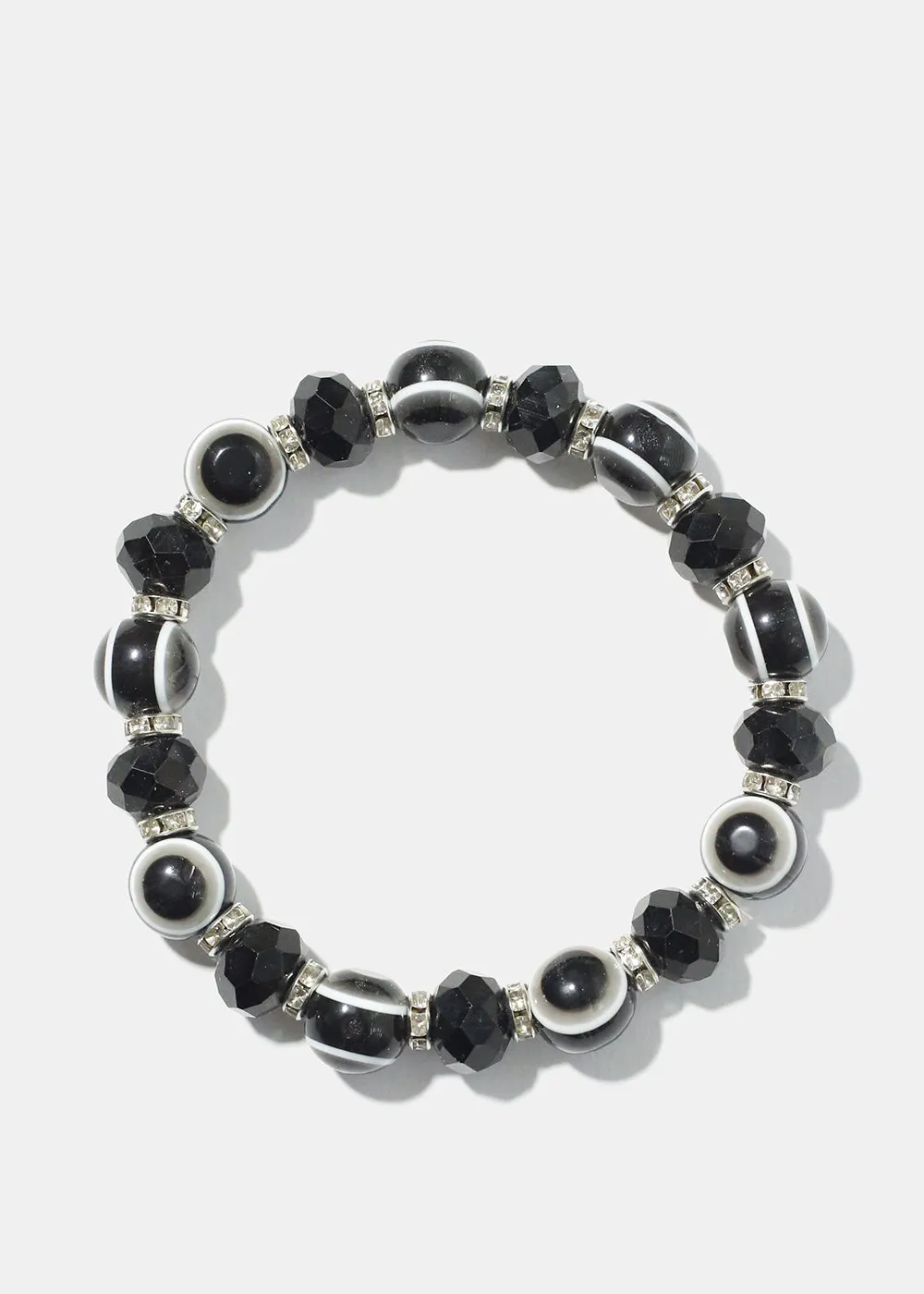 Evil Eye Vibrant Bead Bracelet