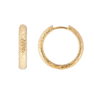 FAIRLEY Antique Gold Maxi Hoops