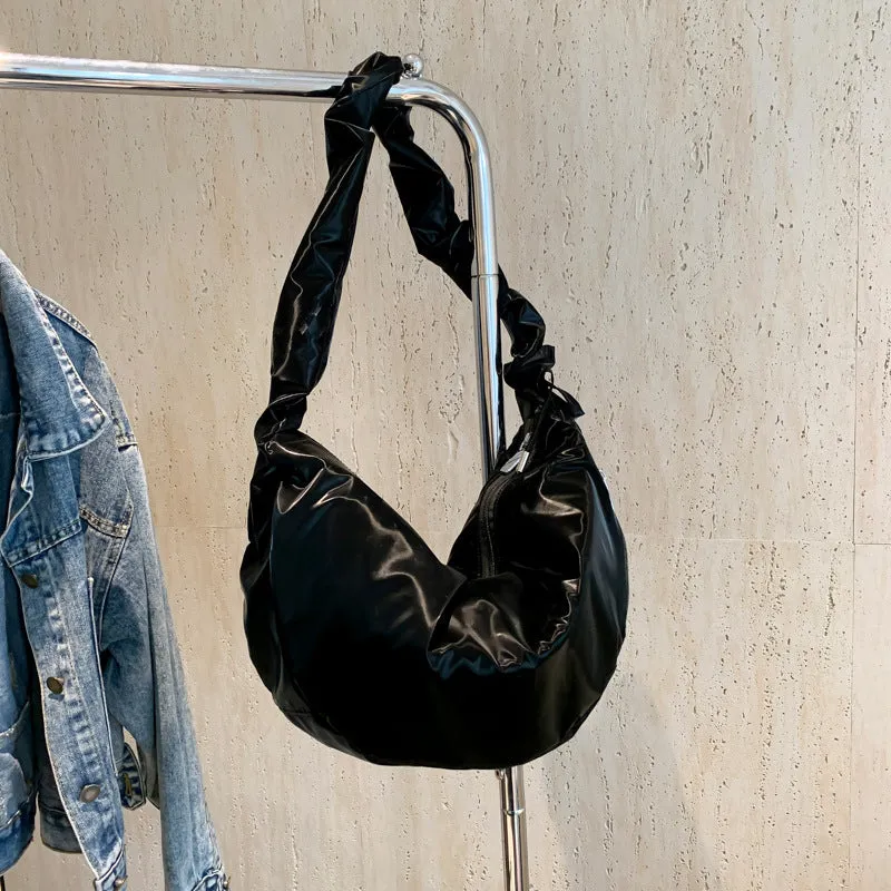 Fashion One Shoulder Underarm Bag Crossbody Pleated