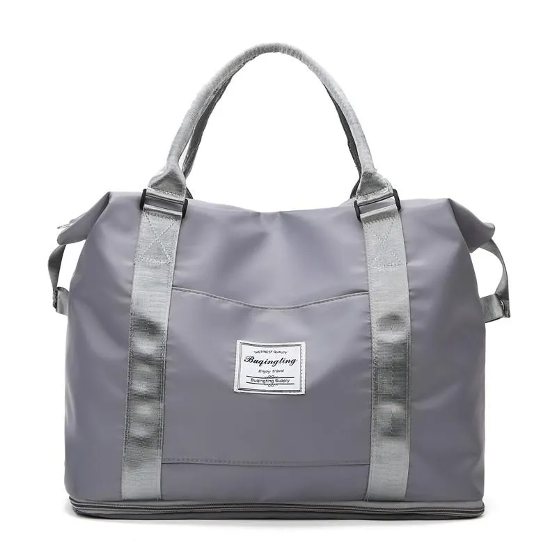 Fashion Women's Travel Bag Sports Fitness Bags Suitcases Duffle Bag Waterproof Weekend Handbag Large Capacity Shoulder Bag
