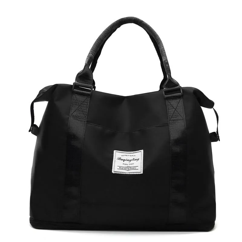 Fashion Women's Travel Bag Sports Fitness Bags Suitcases Duffle Bag Waterproof Weekend Handbag Large Capacity Shoulder Bag