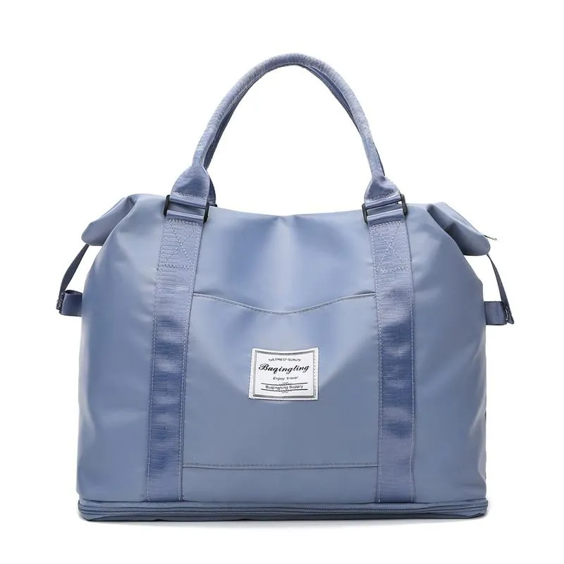 Fashion Women's Travel Bag Sports Fitness Bags Suitcases Duffle Bag Waterproof Weekend Handbag Large Capacity Shoulder Bag