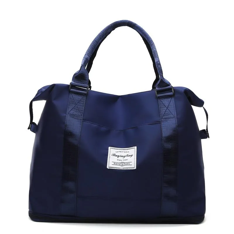 Fashion Women's Travel Bag Sports Fitness Bags Suitcases Duffle Bag Waterproof Weekend Handbag Large Capacity Shoulder Bag