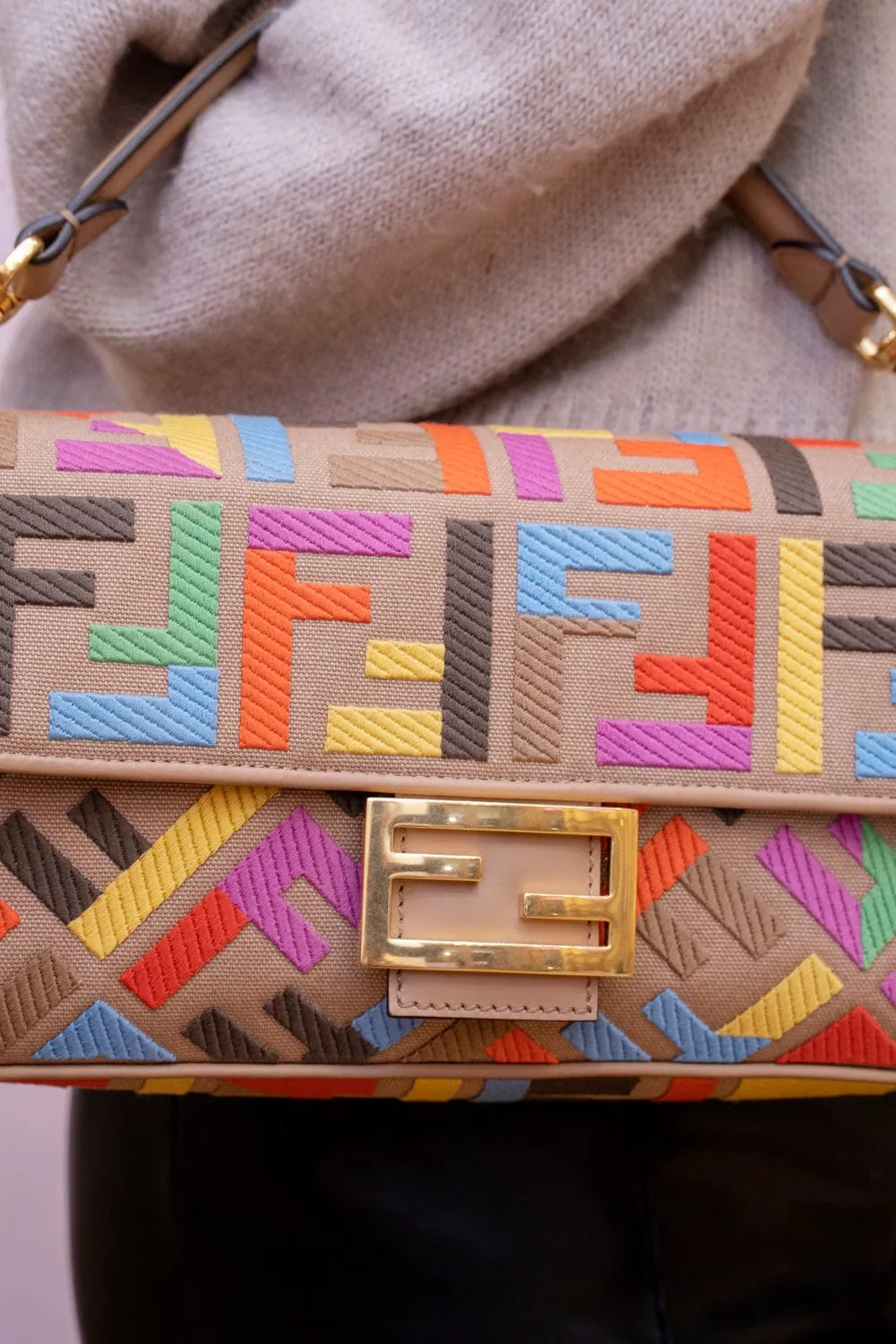 Fendi Baguette Multicoloured Bag - ADL1844