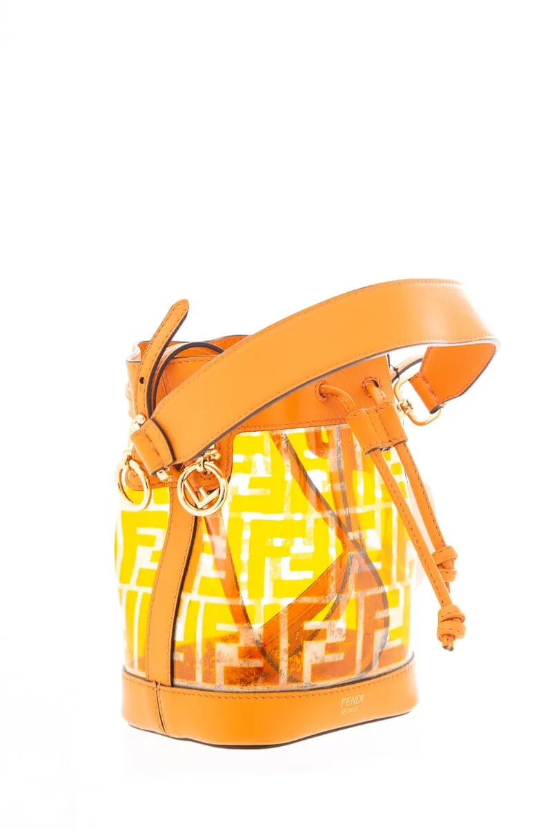 Fendi Orange Mon Tresor Mini Bucket Bag