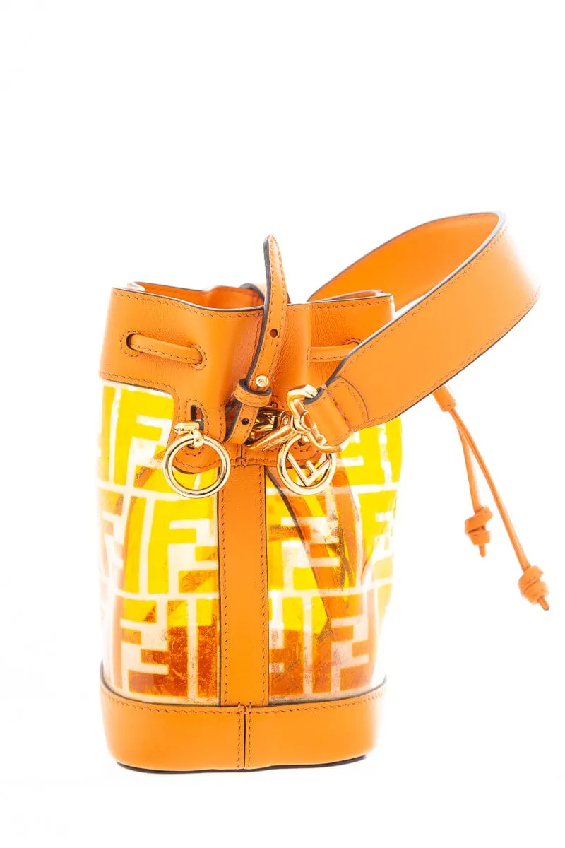 Fendi Orange Mon Tresor Mini Bucket Bag