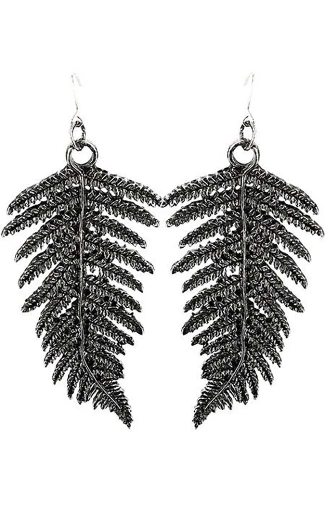 Fern Earrings | Silver