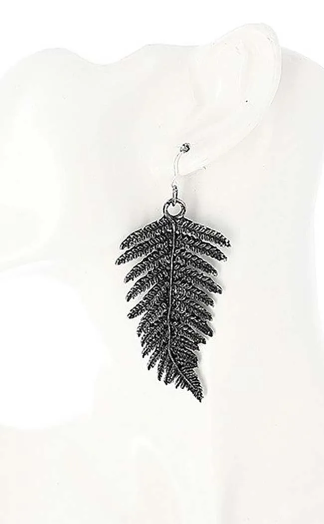 Fern Earrings | Silver
